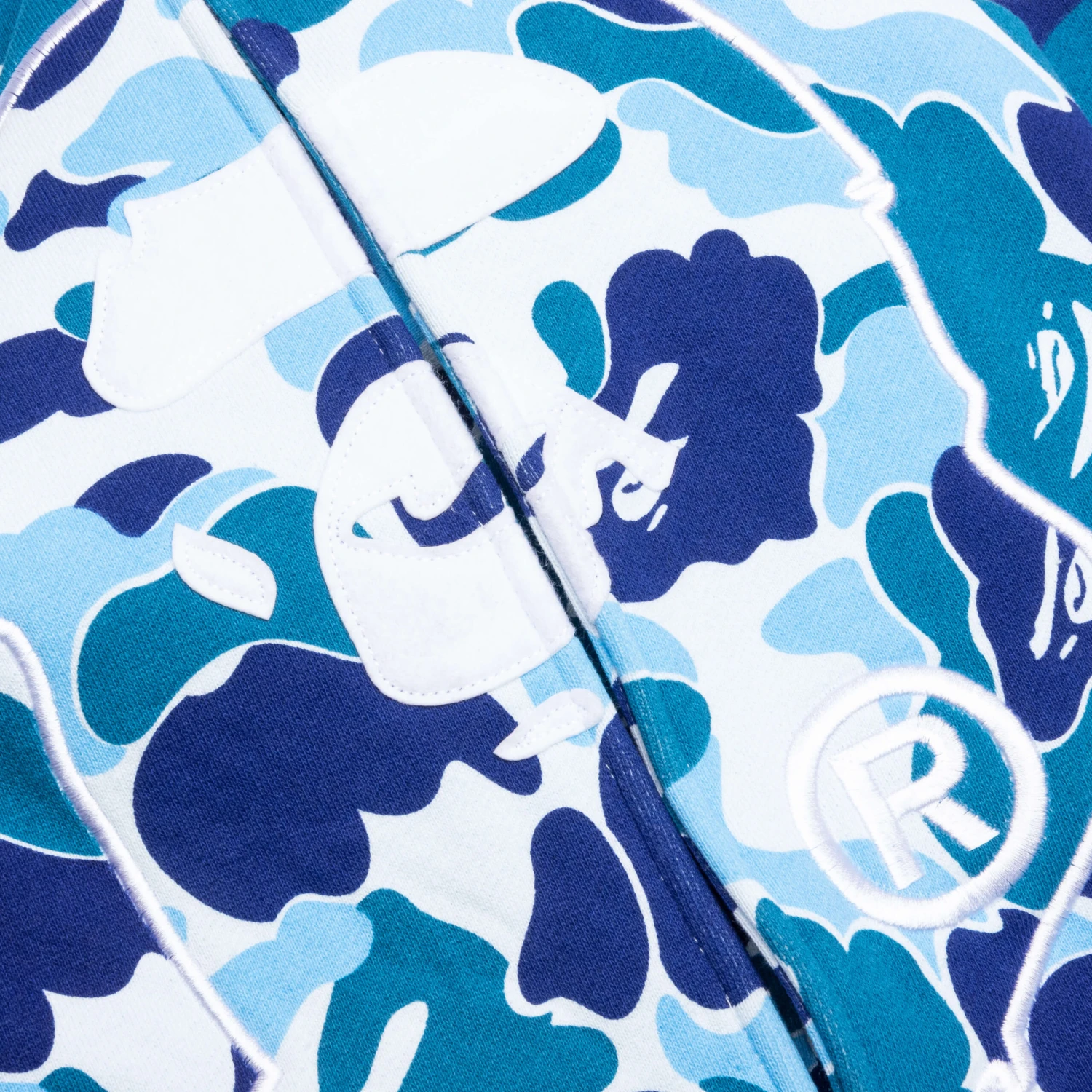 ABC Camo 2nd APE Pullover Hoodie - Blue 5 ABC Camo 2nd APE Pullover Hoodie - Blue - Image 3