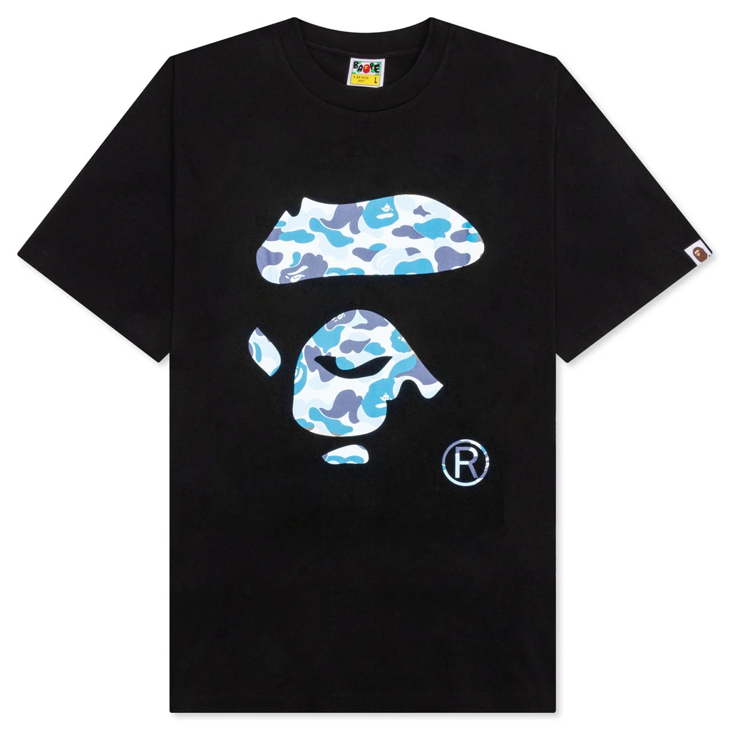 ABC Camo Ape Face Tee - Black/Blue 3 ABC Camo Ape Face Tee - Black/Blue
