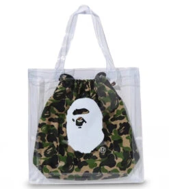 ABC Camo Clear Tote Bag - Green