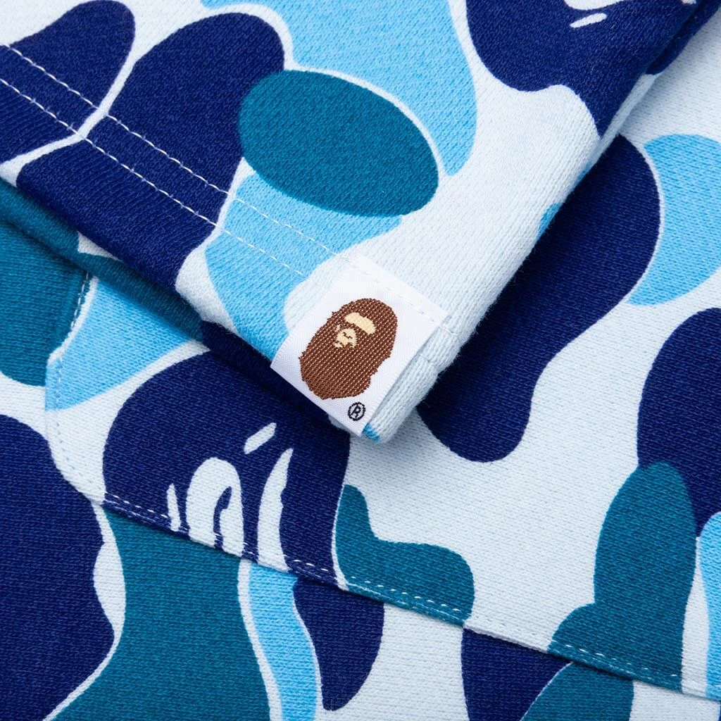 ABC Camo Shark Sweat Shorts - Blue 5 ABC Camo Shark Sweat Shorts - Blue - Image 3