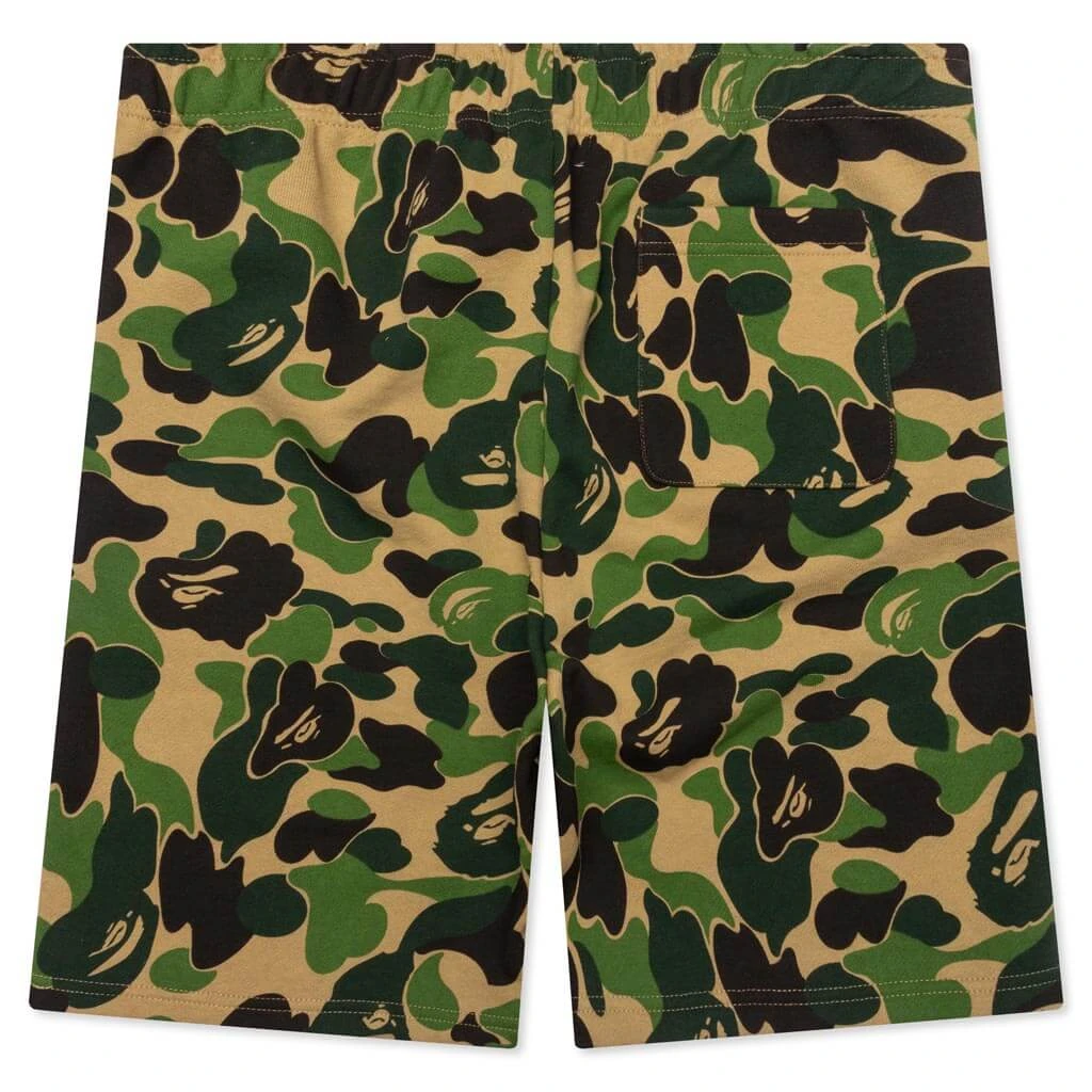 ABC Camo Shark Sweat Shorts - Green 4 ABC Camo Shark Sweat Shorts - Green - Image 2