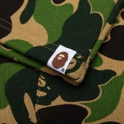 ABC Camo Shark Sweat Shorts - Green 9 ABC Camo Shark Sweat Shorts - Green -Feature store ABC Camo Shark Sweat Shorts Green 001SPK301001M GRN 04 24 24 Feature KN 6