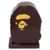 Ape Head Incense Holder - Brown 2 Ape Head Incense Holder - Brown -Feature store ABathingApeApeHeadMultiTray Brown001HOJ301007M BRW