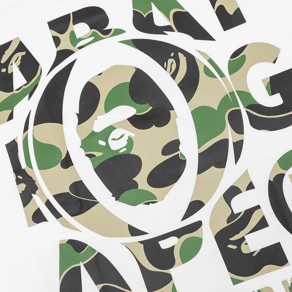 Abc Camo Ape Head Relaxed Fit Tee - White 6 Abc Camo Ape Head Relaxed Fit Tee - White - Image 4