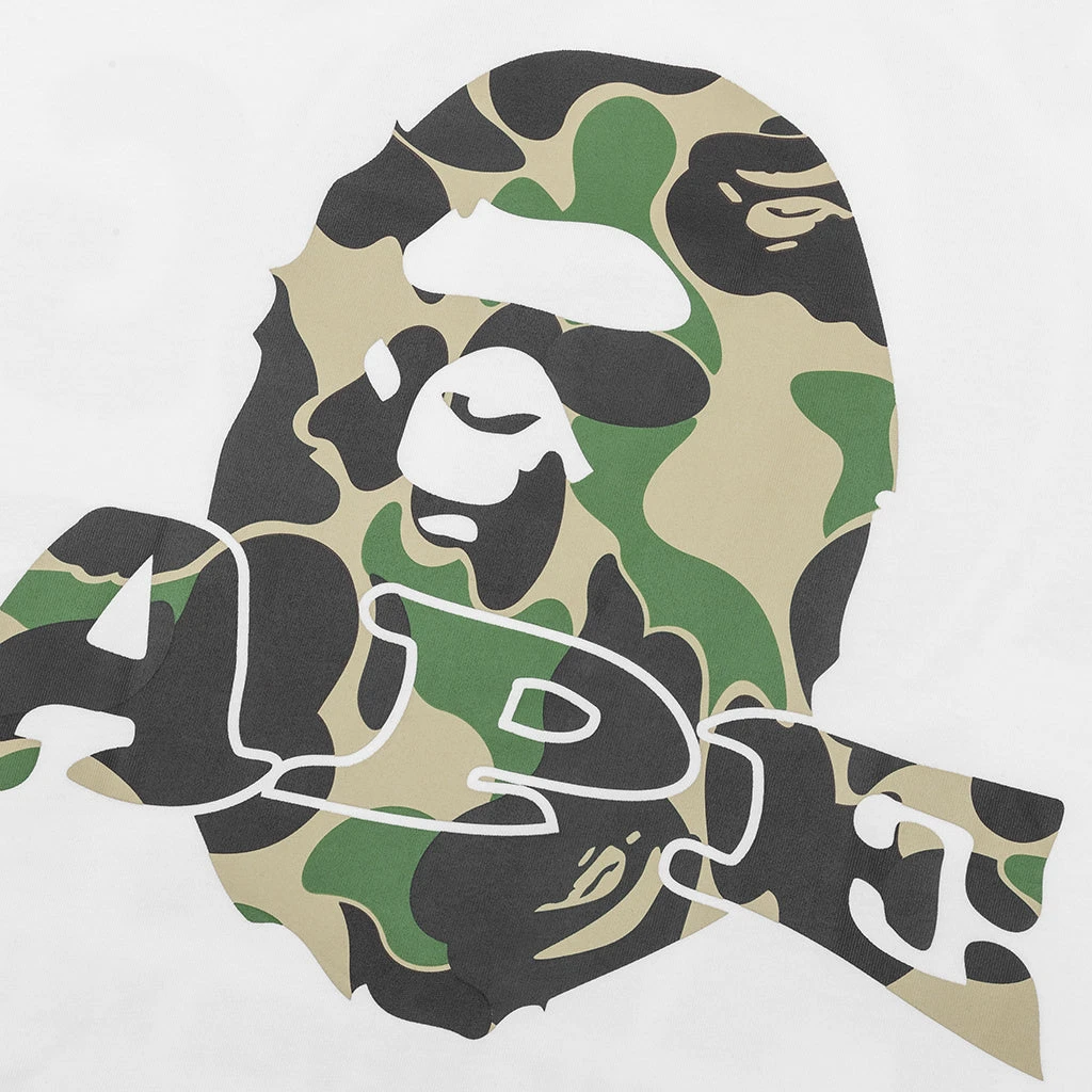 Abc Camo Ape Head Relaxed Fit Tee - White 5 Abc Camo Ape Head Relaxed Fit Tee - White - Image 3