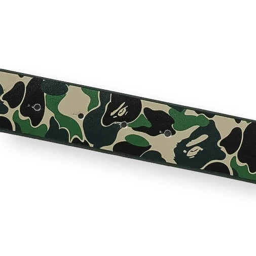 Abc Camo Bape Leather Belt - Green 4 Abc Camo Bape Leather Belt - Green - Image 2