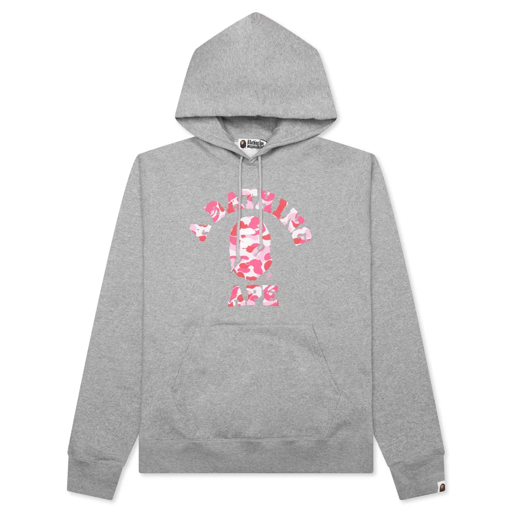 Abc Camo College Pullover Hoodie - Gray 3 Abc Camo College Pullover Hoodie - Gray