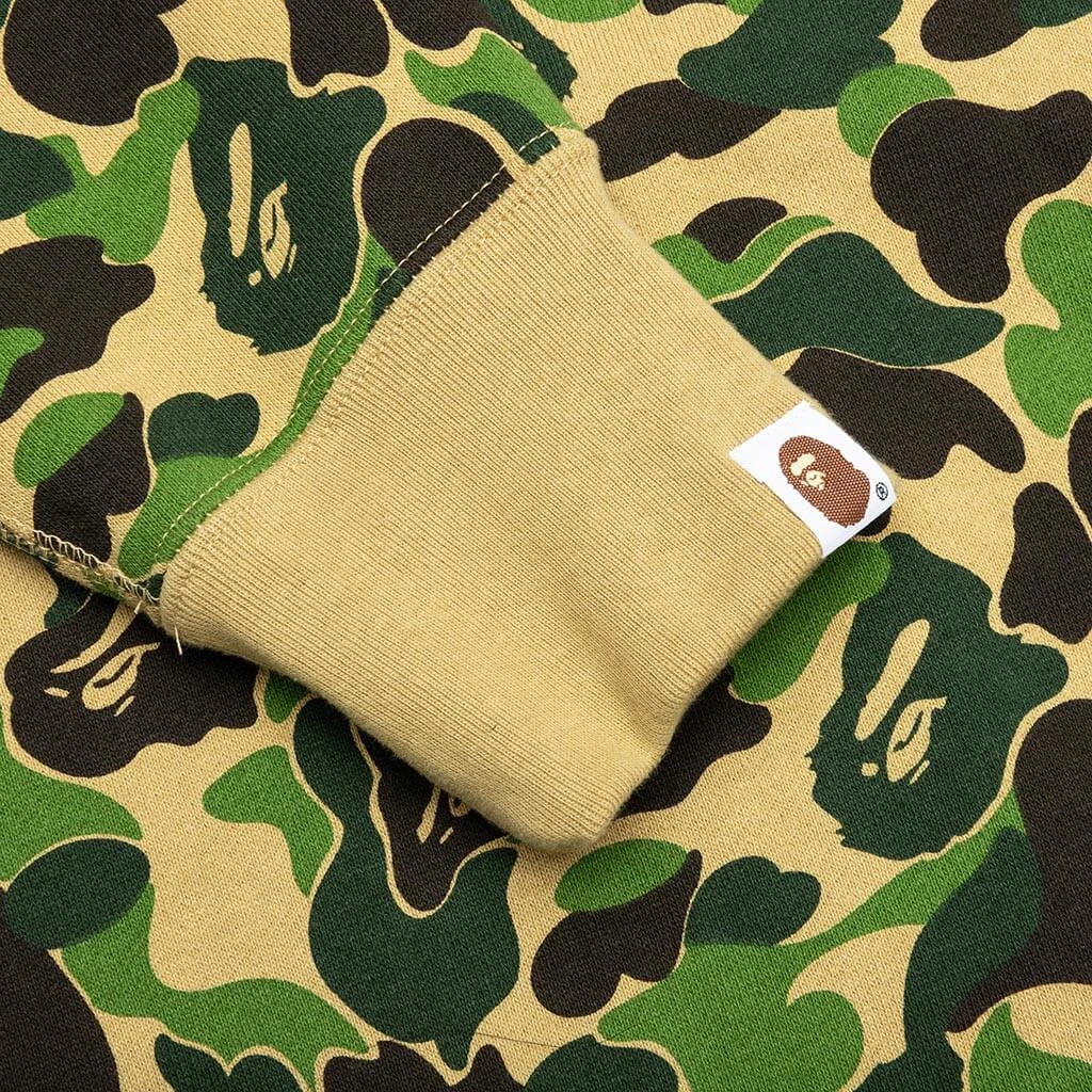 Abc Camo Double Shark Full Zip Hoodie - Green 5 Abc Camo Double Shark Full Zip Hoodie - Green - Image 3