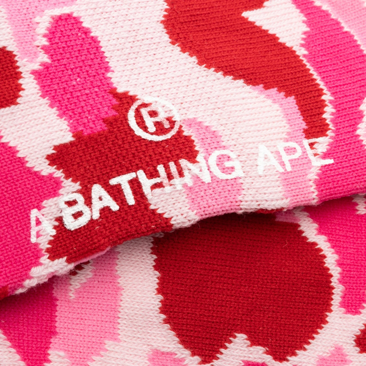 Abc Camo Jacquard Socks - Pink 4 Abc Camo Jacquard Socks - Pink - Image 2
