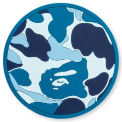 Abc Camo Rubber Coaster - Blue
