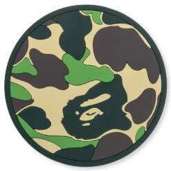 Abc Camo Rubber Coaster - Green