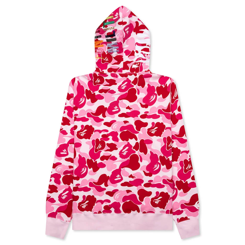 Abc Camo Tiger Full Zip Hoodie - Pink 4 Abc Camo Tiger Full Zip Hoodie - Pink - Image 2