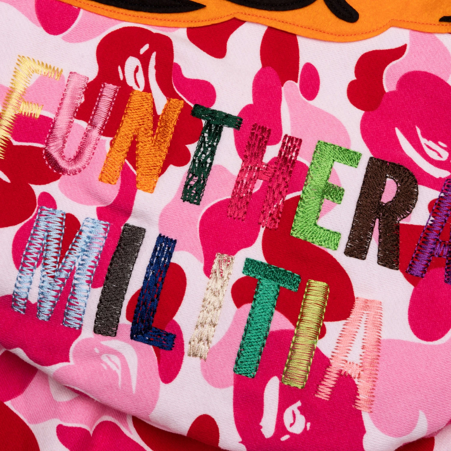 Abc Camo Tiger Full Zip Hoodie - Pink 6 Abc Camo Tiger Full Zip Hoodie - Pink - Image 4