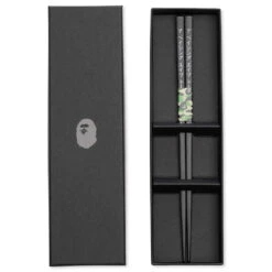 Abc Line Camo Wood Chopsticks - Black