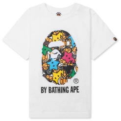 Kid's All Baby Milo Sta By Bathing Ape Tee - White