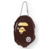 Ape Head Coin Case - Brown