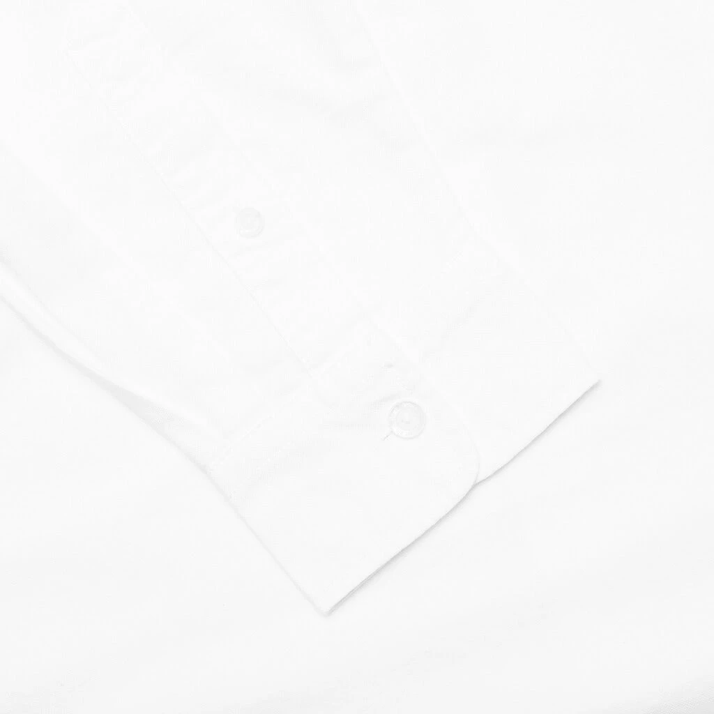 Ape Head One Point Oxford Shirt - White 8 Ape Head One Point Oxford Shirt - White - Image 6