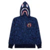 Bape 30th Anniversary Line Camo Shark Full Zip Hoodie - Navy 1 Bape 30th Anniversary Line Camo Shark Full Zip Hoodie - Navy -Feature store Bape 30th Anniversary Line Camo Shark Full Zip Hoodie Navy 001ZPJ701001FNVY 12 07 23 Feature KN