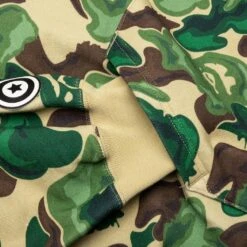 Bape Art Camo Shark Hoodie - Green 15 Bape Art Camo Shark Hoodie - Green -Feature store Bape Art Camo Shark Hoodie M Green 001ZPJ801055IGRN 02 15 24 Feature KN 12