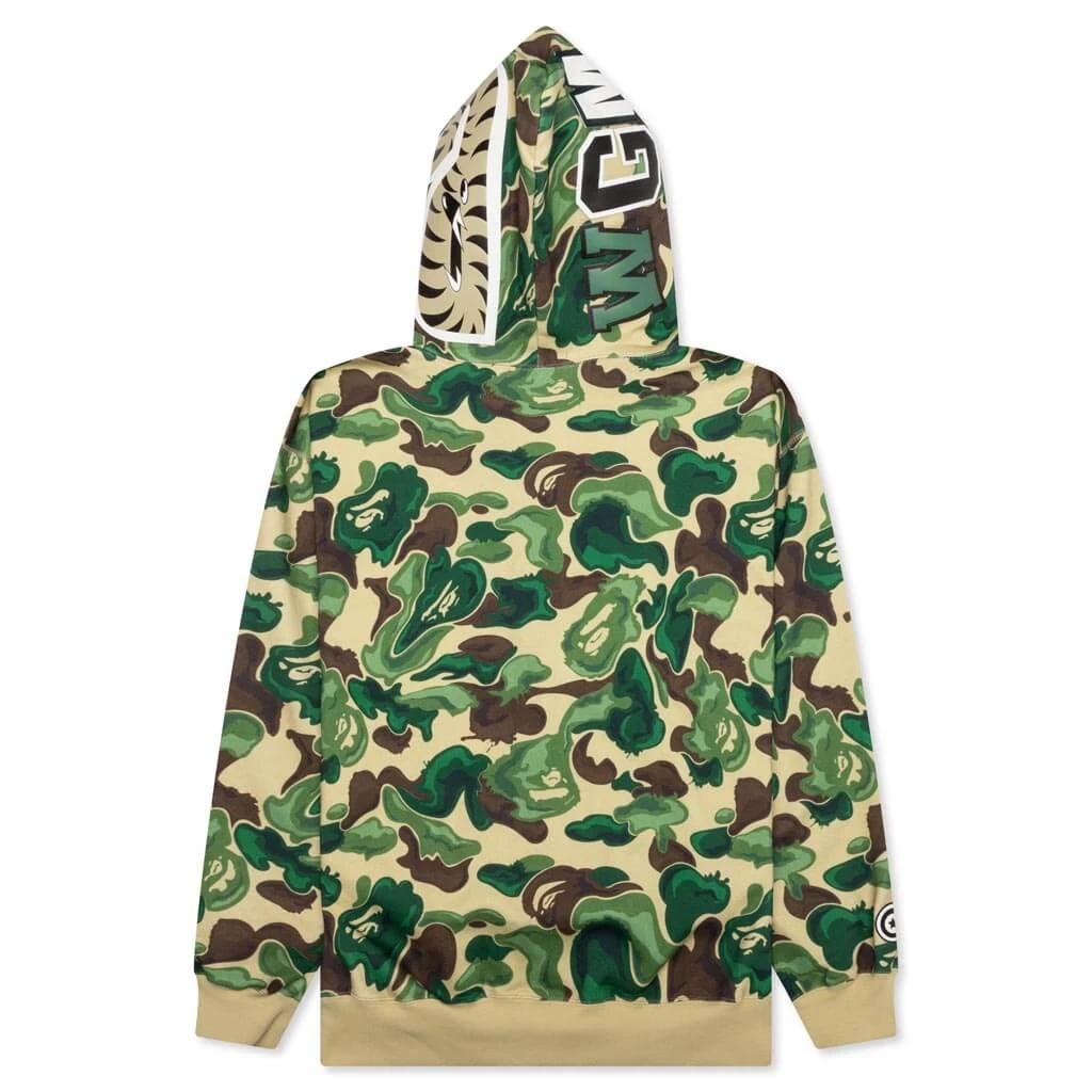 Bape Art Camo Shark Hoodie - Green 4 Bape Art Camo Shark Hoodie - Green - Image 2
