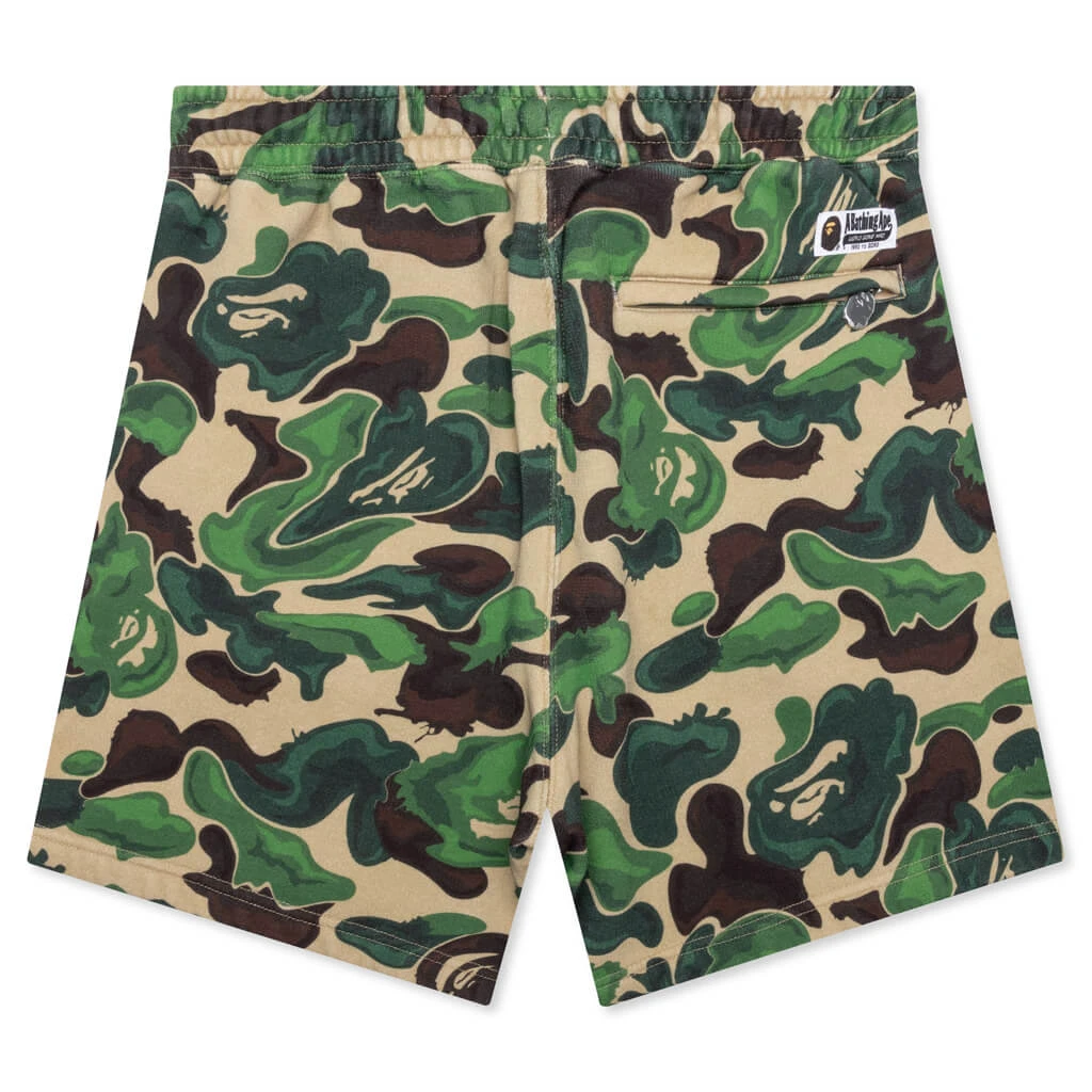 Bape Art Camo Sweat Shorts - Green 4 Bape Art Camo Sweat Shorts - Green - Image 2