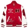 Bape Multi Motif Varsity Jacket - Red -Feature store Bape Multi Motif Varsity Jacket M Red 001HJJ801001M 12 07 23 Feature KN