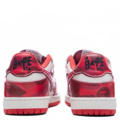 Bape SK8 STA #1 M2 - Red -Feature store Bape SK8 STA 1 M2 Red 001FWK801310M RED 12 22 24 Feature VR 6