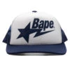 Bape STA Mesh Cap - Navy 1 Bape STA Mesh Cap - Navy -Feature store Bape STA Mesh Cap Navy 001CPK801009M NVY 09 04 24 Feature KN