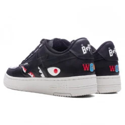 Bape STA Shark M2 - Black -Feature store Bape STA Shark M2 Black 001FWK801307M BLK 12 22 24 Feature VR 4