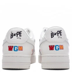 Bape STA Shark M2 - White -Feature store Bape STA Shark M2 White 001FWK801307M WHT 12 22 24 Feature VR 6