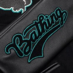 Bape Varsity Jacket - Black -Feature store Bape Varsity Jacket Black 001HJK301002M BLK 02 15 24 Feature KN 9