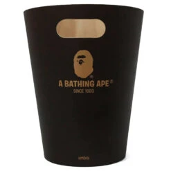 Bape X Umbra Woodrow Trash Can - Brown