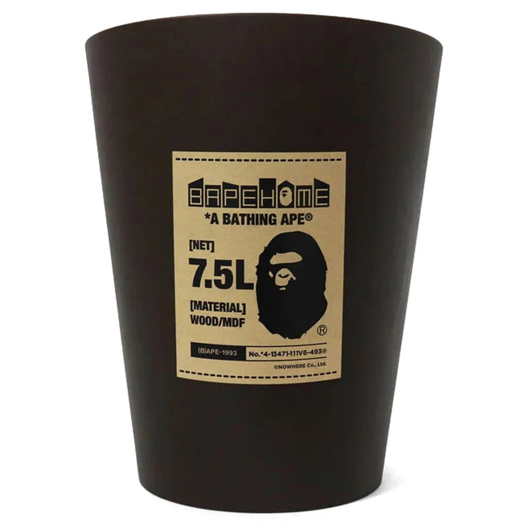 Bape X Umbra Woodrow Trash Can - Brown 4 Bape X Umbra Woodrow Trash Can - Brown - Image 2