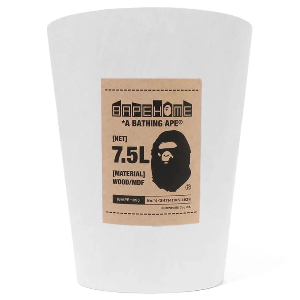 Bape X Umbra Woodrow Trash Can - White 4 Bape X Umbra Woodrow Trash Can - White - Image 2