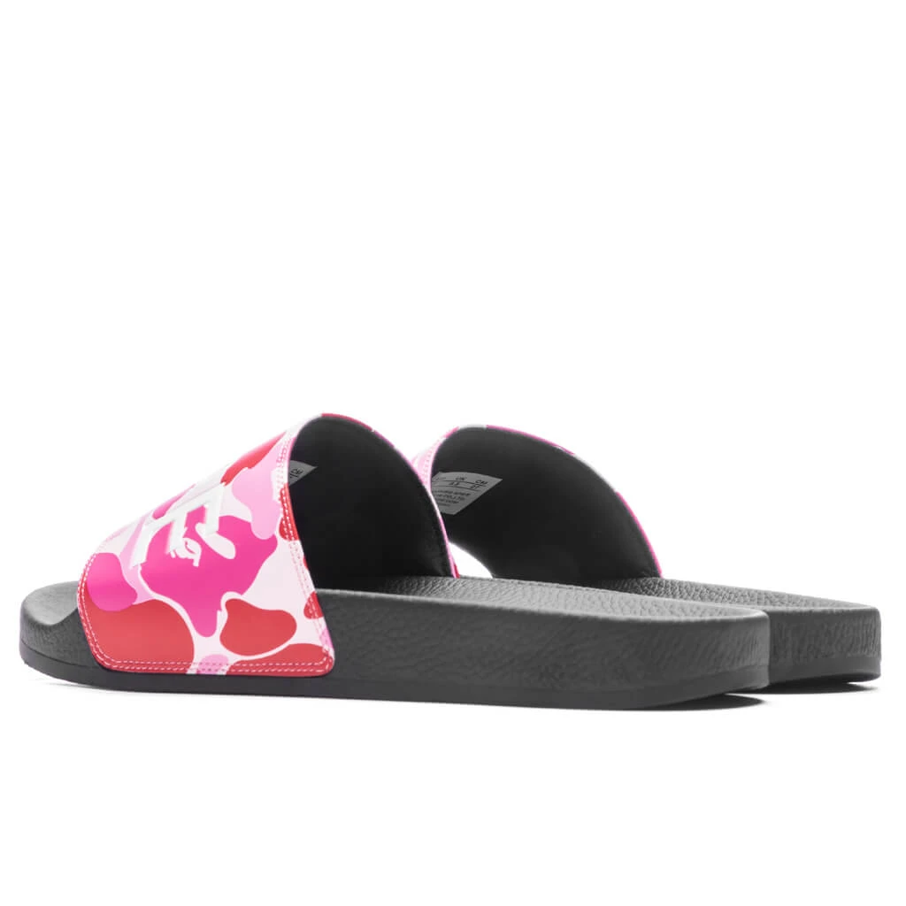 Abc Camo Slide Sandals - Pink 5 Abc Camo Slide Sandals - Pink - Image 3