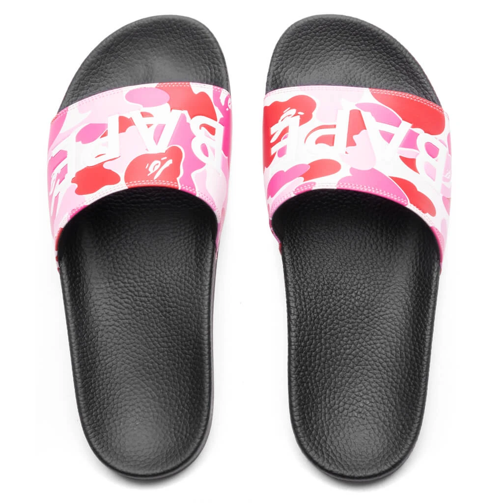 Abc Camo Slide Sandals - Pink 4 Abc Camo Slide Sandals - Pink - Image 2