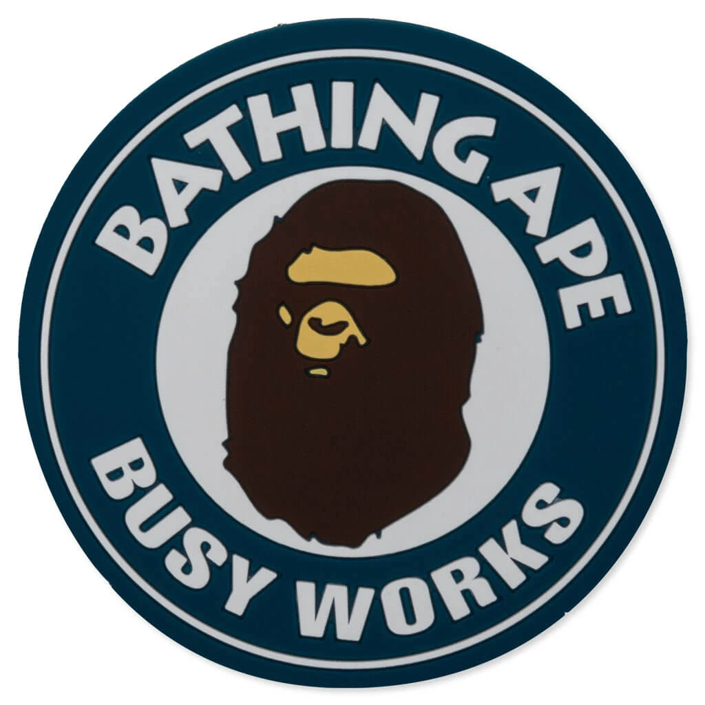 ABC Camo Busy Works Rubber Coaster - Navy 3 ABC Camo Busy Works Rubber Coaster - Navy