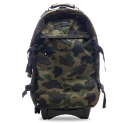 Camo Travel Luggage - Green