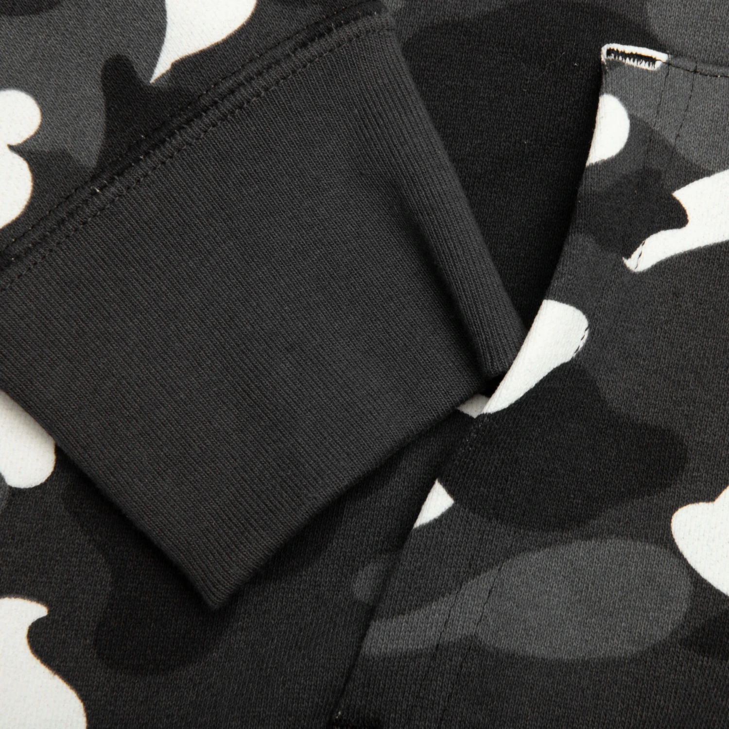 City Camo Shark Full Zip Hoodie - Black 6 City Camo Shark Full Zip Hoodie - Black - Image 4