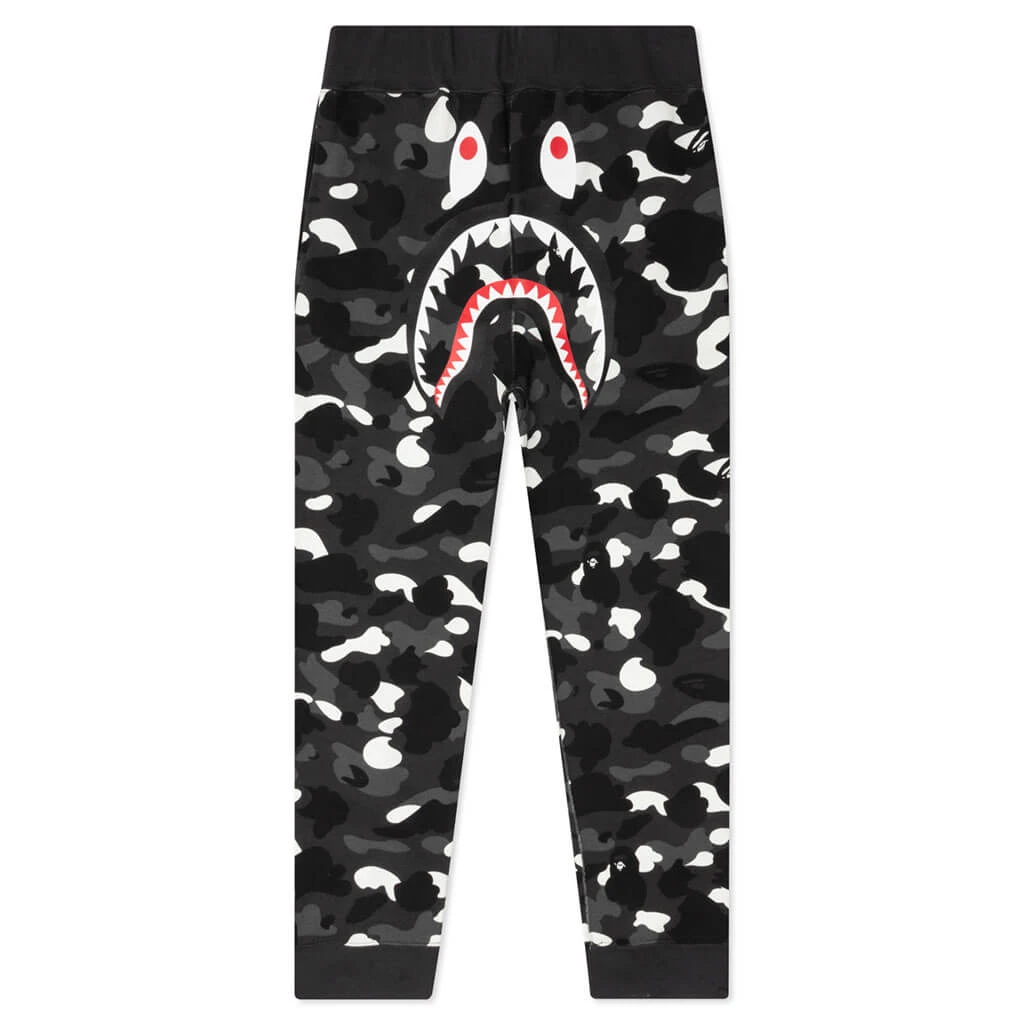 City Camo Shark Sweat Pants - Black 3 City Camo Shark Sweat Pants - Black