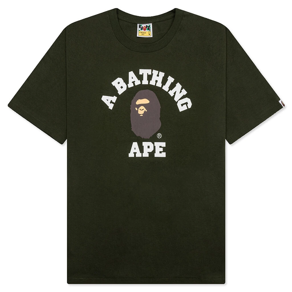 College Tee - Olive Drab 3 College Tee - Olive Drab