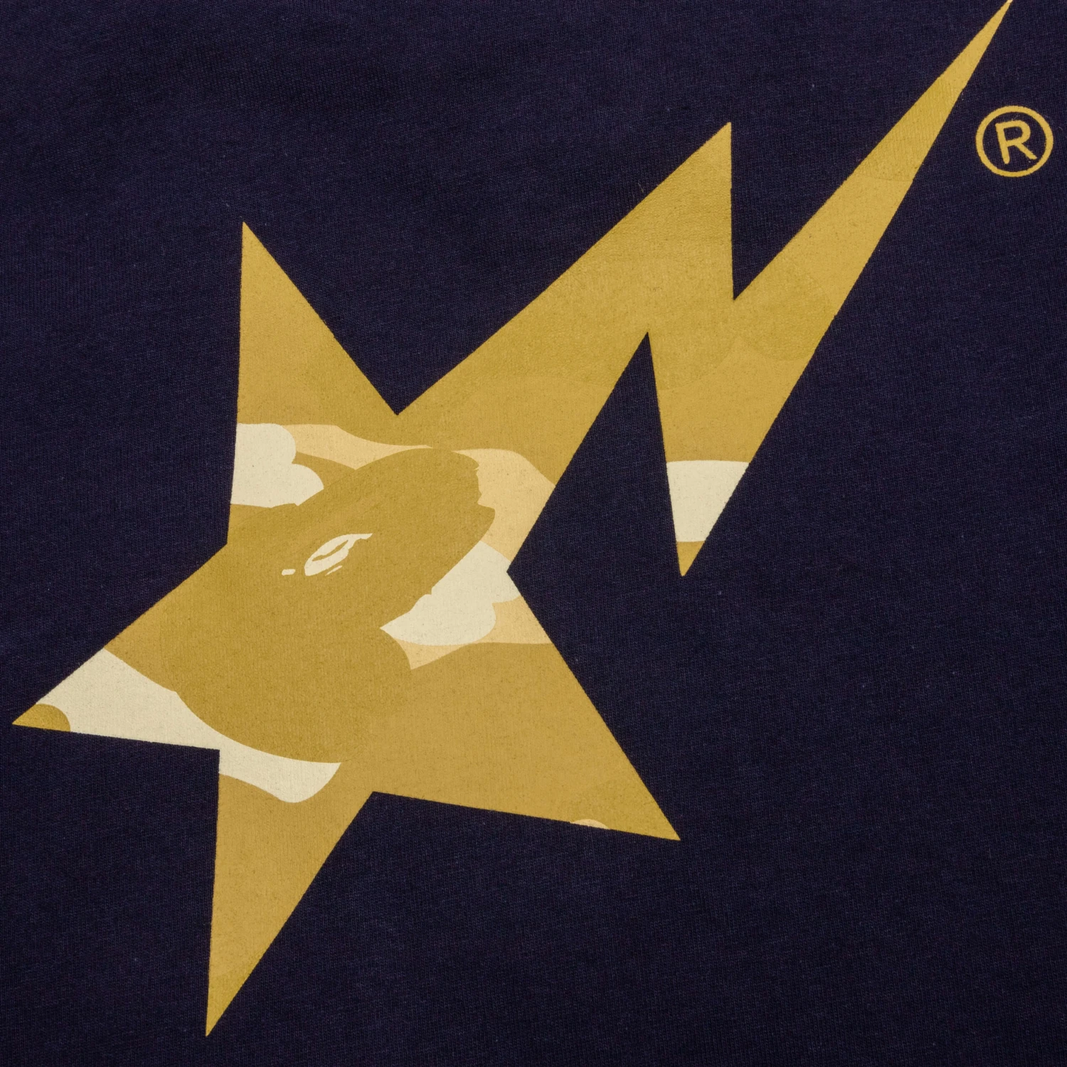 Color Camo Bape Sta Logo Tee - Navy 6 Color Camo Bape Sta Logo Tee - Navy - Image 4