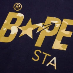 Color Camo Bape Sta Logo Tee - Navy 8 Color Camo Bape Sta Logo Tee - Navy -Feature store Color Camo Bape Sta Logo Tee Navy 001TEK301021M NVY 08 13 24 Feature JP 6