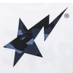 Color Camo Bape Sta Logo Tee - White -Feature store Color Camo Bape Sta Logo Tee White 001TEK301021M WHT 08 13 24 Feature JP 5