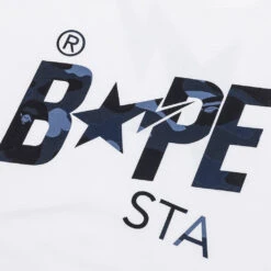 Color Camo Bape Sta Logo Tee - White -Feature store Color Camo Bape Sta Logo Tee White 001TEK301021M WHT 08 13 24 Feature JP 6