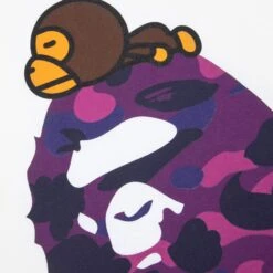 Color Camo Milo On Big Ape Tee - White/Purple 9 Color Camo Milo On Big Ape Tee - White/Purple -Feature store Color Camo Milo on Big Ape Tee White Purple 002TEK801006M WHE 09 03 24 Feature JP 6