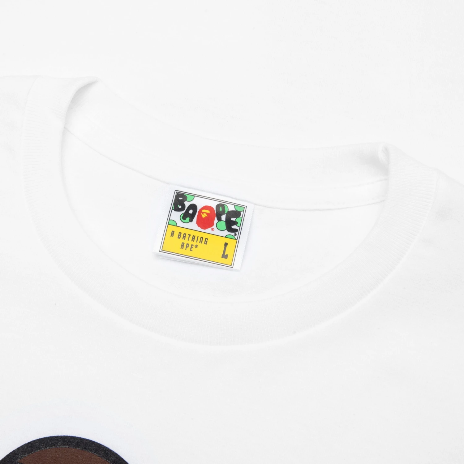 Color Camo Milo On Big Ape Tee - White/Purple 6 Color Camo Milo On Big Ape Tee - White/Purple - Image 4