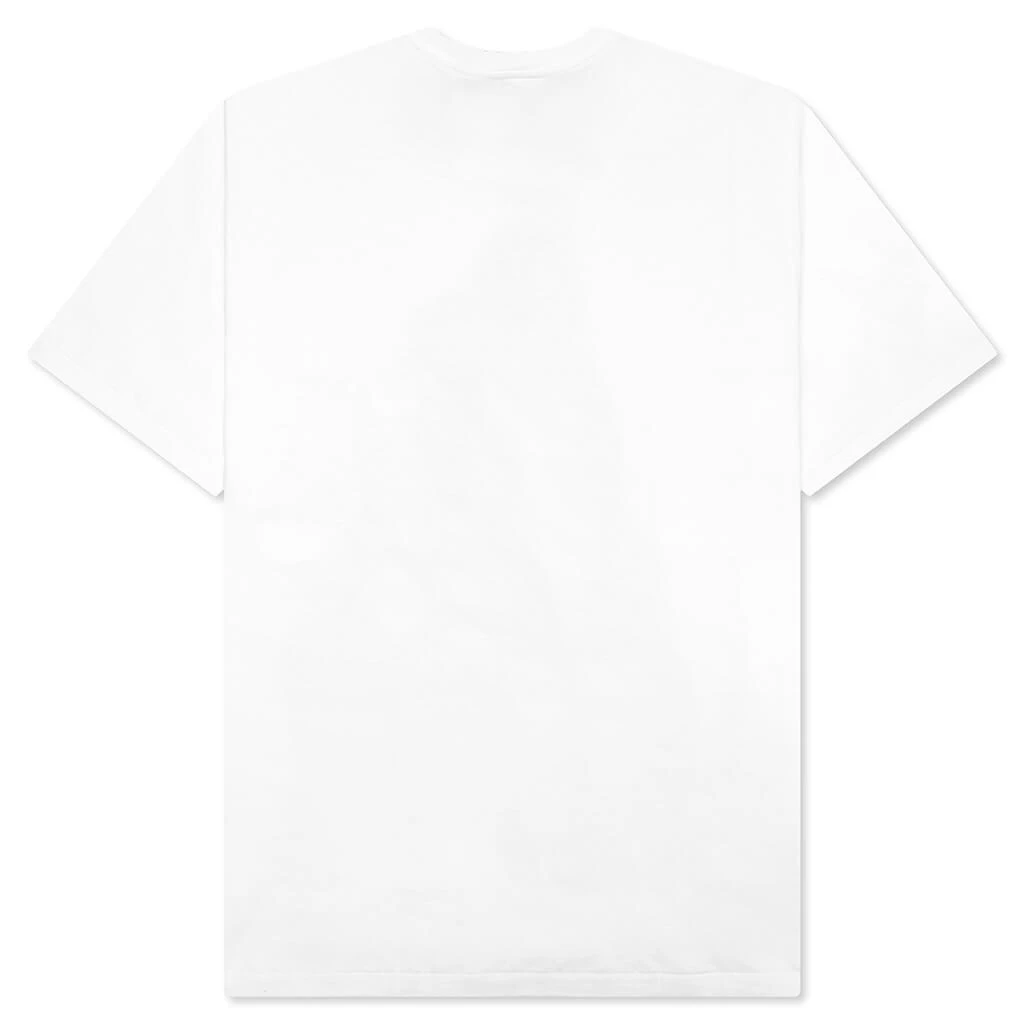 Color Camo Milo On Big Ape Tee - White/Red 4 Color Camo Milo On Big Ape Tee - White/Red - Image 2