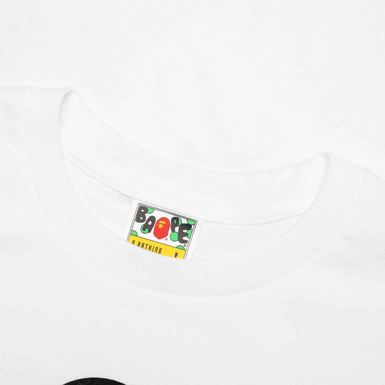 Color Camo Milo On Big Ape Tee - White/Red 5 Color Camo Milo On Big Ape Tee - White/Red - Image 3