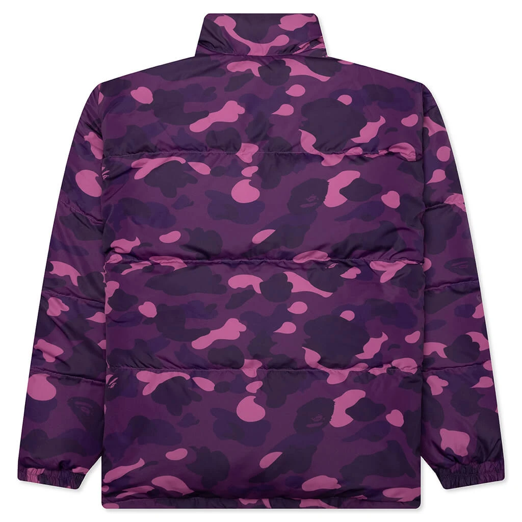 Color Camo Reversible Down Jacket - Purple 4 Color Camo Reversible Down Jacket - Purple - Image 2